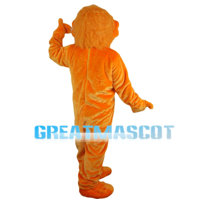Clever Dog With Red Pullover Mascot Costume