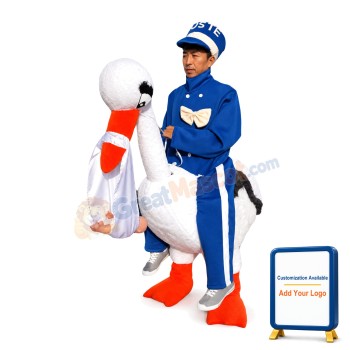 Big Mouth Pelican Mascot Costume