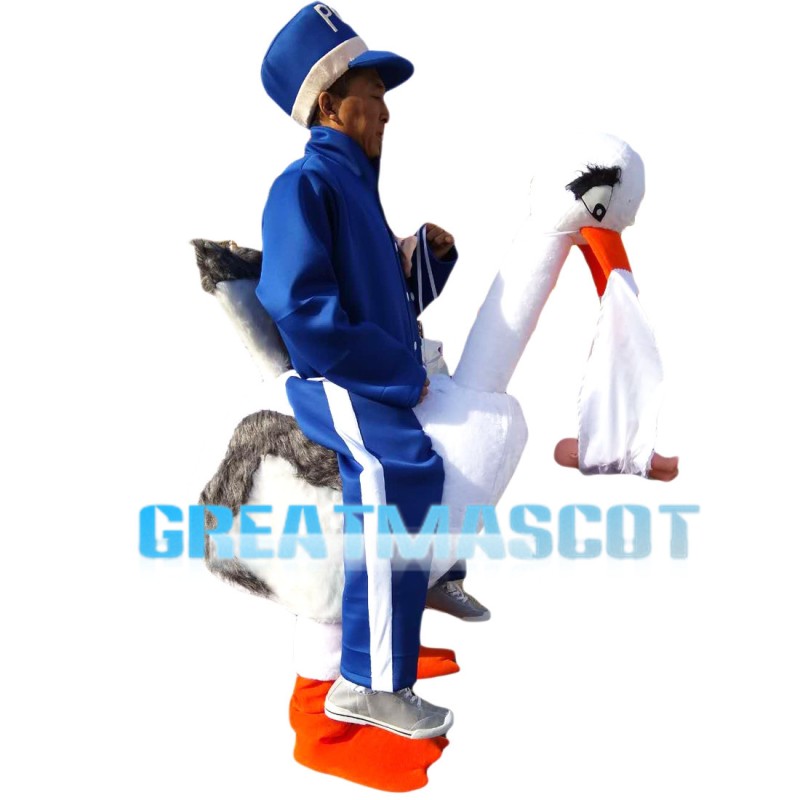 Big Mouth Pelican Mascot Costume