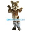 Fierce Dog Showing Sharp Tooth Mascot Costume