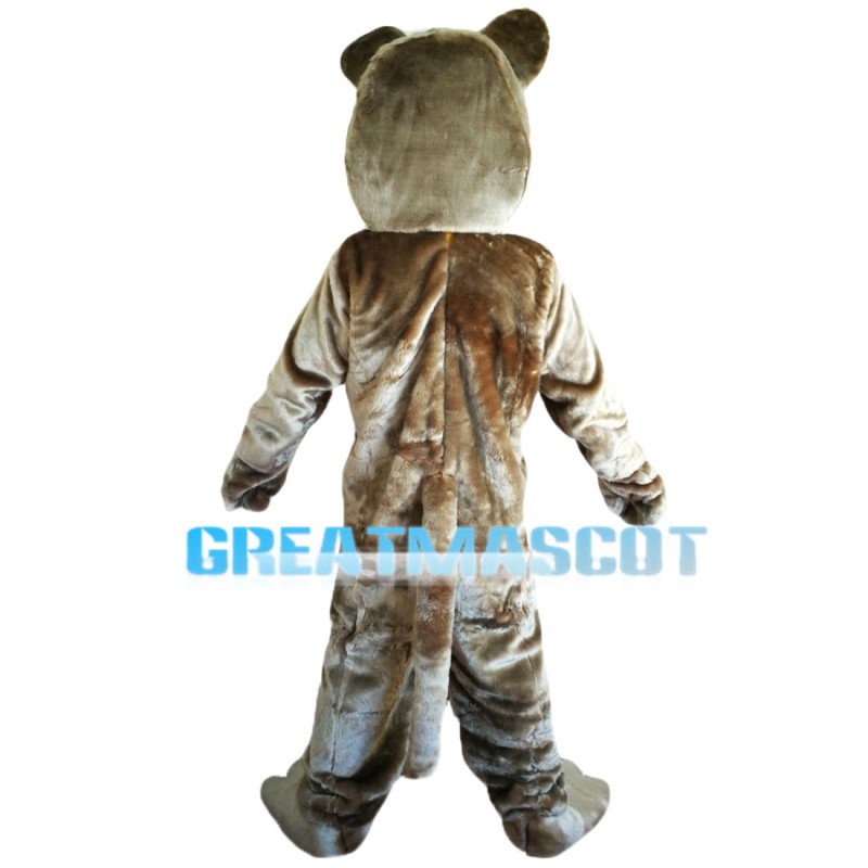 Fierce Dog Showing Sharp Tooth Mascot Costume