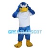 Irritable Blue Eagle Mascot Costume