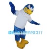 Irritable Blue Eagle Mascot Costume
