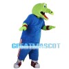 Sporty Crocodile With Sportswear Mascot Costume