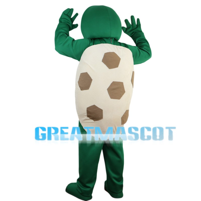 Blue Eyes Turtle With Flower Mascot Costume