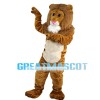 Fancy Lion With Bushy Mane Mascot Costume