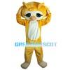 Shy Little Yellow Cat Mascot Costume