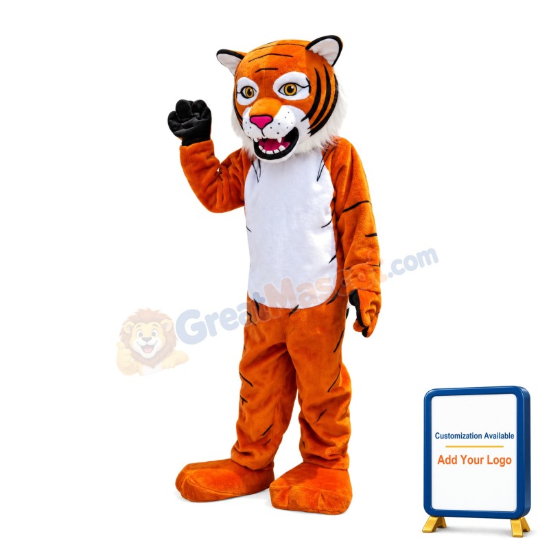 Tiger On Hips Mascot Costume