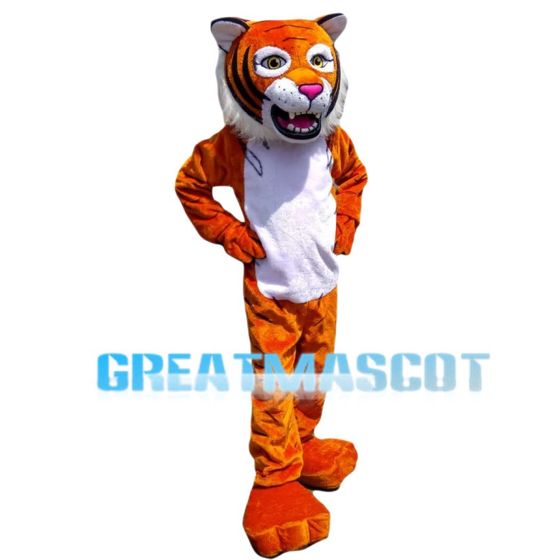 Tiger On Hips Mascot Costume