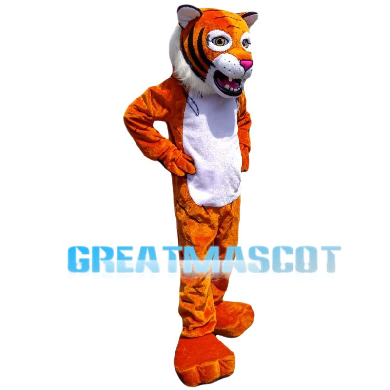 Tiger On Hips Mascot Costume