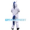 Running Horse With Blue Tail Mascot Costume