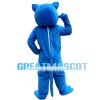 Blue Wolf Mascot Costume For Activity