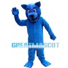Blue Wolf Mascot Costume For Activity
