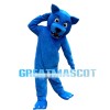 Blue Wolf Mascot Costume For Activity
