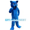 Blue Wolf Mascot Costume For Activity