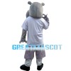 Casual Pleasant Hippo Mascot Costume