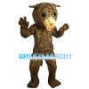 Green Eyes Yellow Leopard Mascot Costume