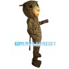 Green Eyes Yellow Leopard Mascot Costume
