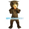 Green Eyes Yellow Leopard Mascot Costume