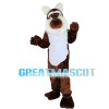 Brown Dog With Furry Ears Mascot Costume