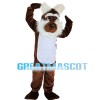 Brown Dog With Furry Ears Mascot Costume