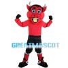Sportsman Bull With Silver Horns Mascot Costume