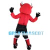 Sportsman Bull With Silver Horns Mascot Costume