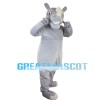 Little Gray Rhino Mascot Costume