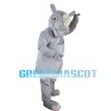 Little Gray Rhino Mascot Costume
