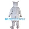 Little Gray Rhino Mascot Costume