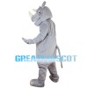 Little Gray Rhino Mascot Costume