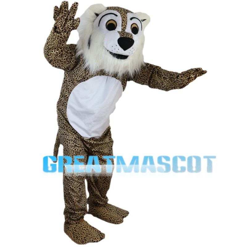 Strong Powerful Leopard Mascot Costume