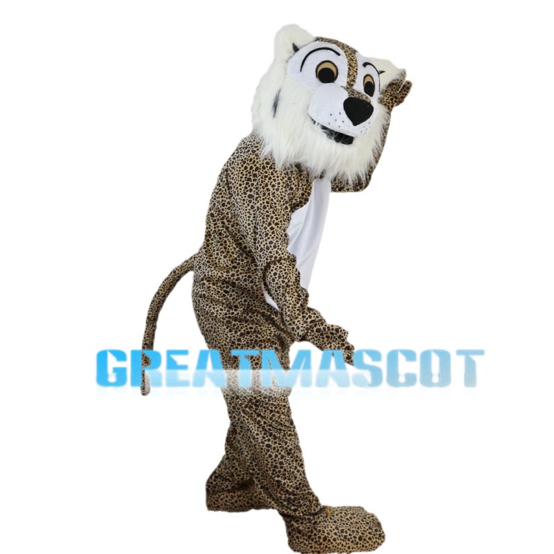 Strong Powerful Leopard Mascot Costume
