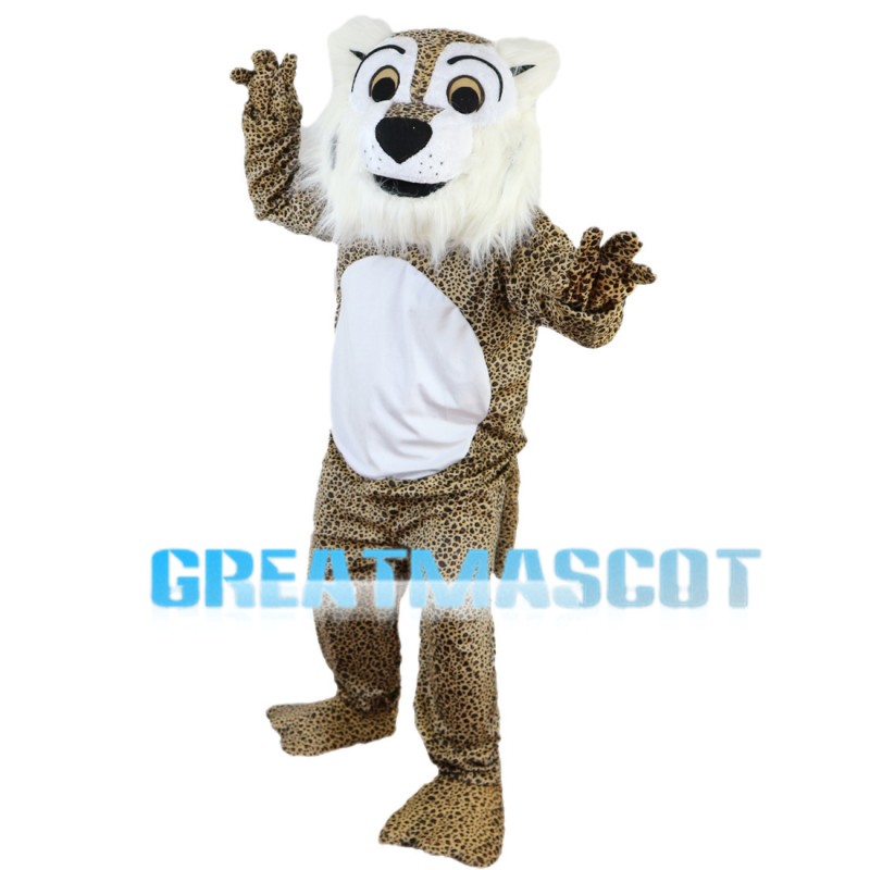 Strong Powerful Leopard Mascot Costume