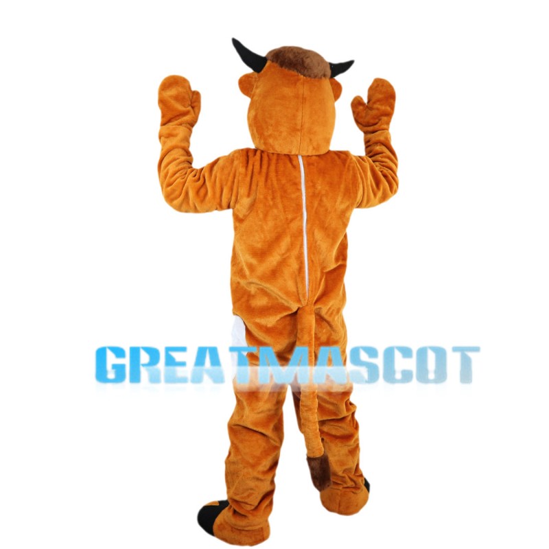 Hard Working Cattle Mascot Costume