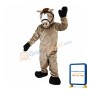 Standing Brown Horse Mascot Costume