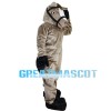 Standing Brown Horse Mascot Costume