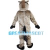 Standing Brown Horse Mascot Costume