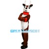 Brown Fawn With Big Shiny Eyes Mascot Costume