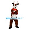 Brown Fawn With Big Shiny Eyes Mascot Costume