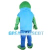 Old Frog With Blue Set Mascot Costume