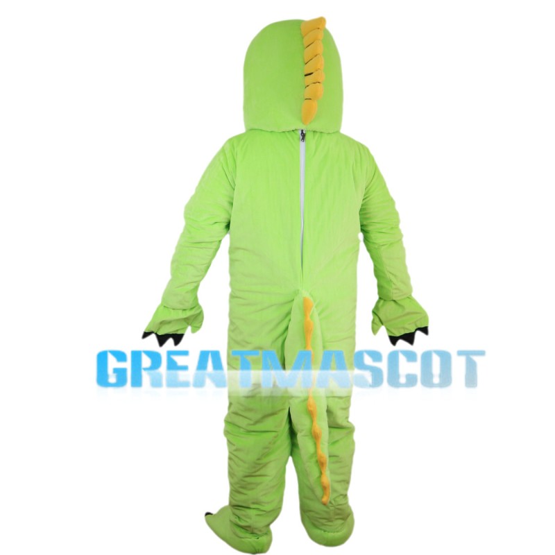 Long Neck Green Dinosaur Mascot Costume
