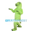Long Neck Green Dinosaur Mascot Costume