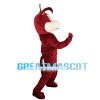 Red Brown Cartoon Dog Mascot Costume