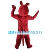 Red Brown Cartoon Dog Mascot Costume