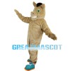 Lively Horse With Dark Green Set Mascot Costume