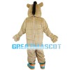 Lively Horse With Dark Green Set Mascot Costume
