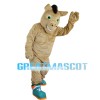 Lively Horse With Dark Green Set Mascot Costume