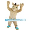 Lively Horse With Dark Green Set Mascot Costume