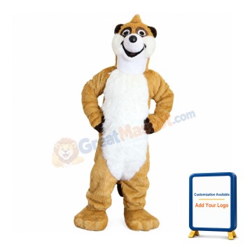Moving Brown Raccoon Mascot Costume